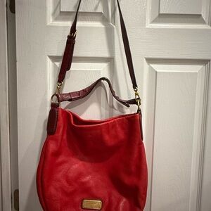 Marc by Marc Jacobs Red Leather Shoulder Bag